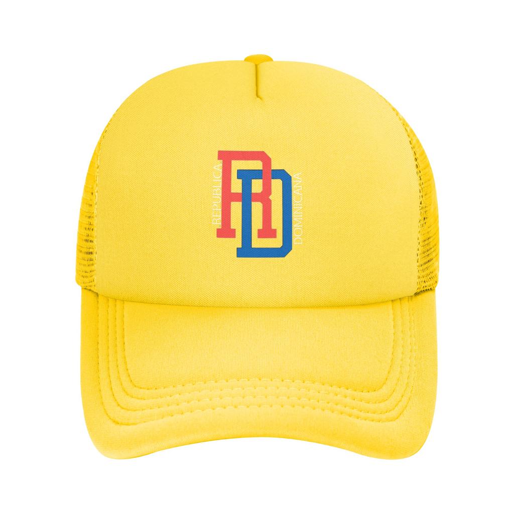 DR Dominican Republic Mesh Baseball Caps Adult Hip-Hop Trucker Worker Cap Dad Hat Adjustable Snapback Caps Sun Caps High Quality