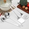 Stainless Steel Cooking Spatula And Soup Ladle With Hightemperature Resistance For Kitchen Use
