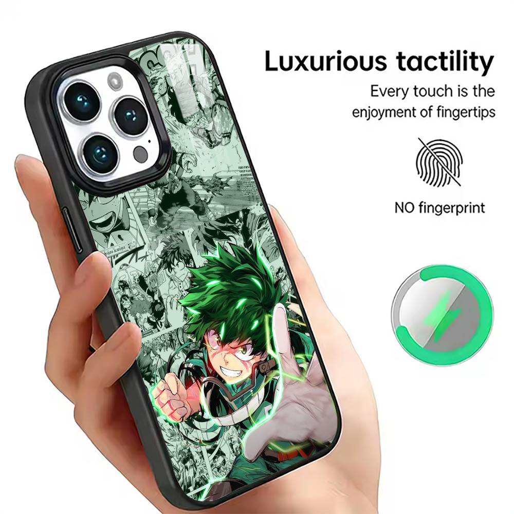 My Hero Academia Izuku Midoriya Phone Case For iPhone17,16,15,14,13,12,11 Plus,Pro Magnetic with Magsafe Wireless Charging