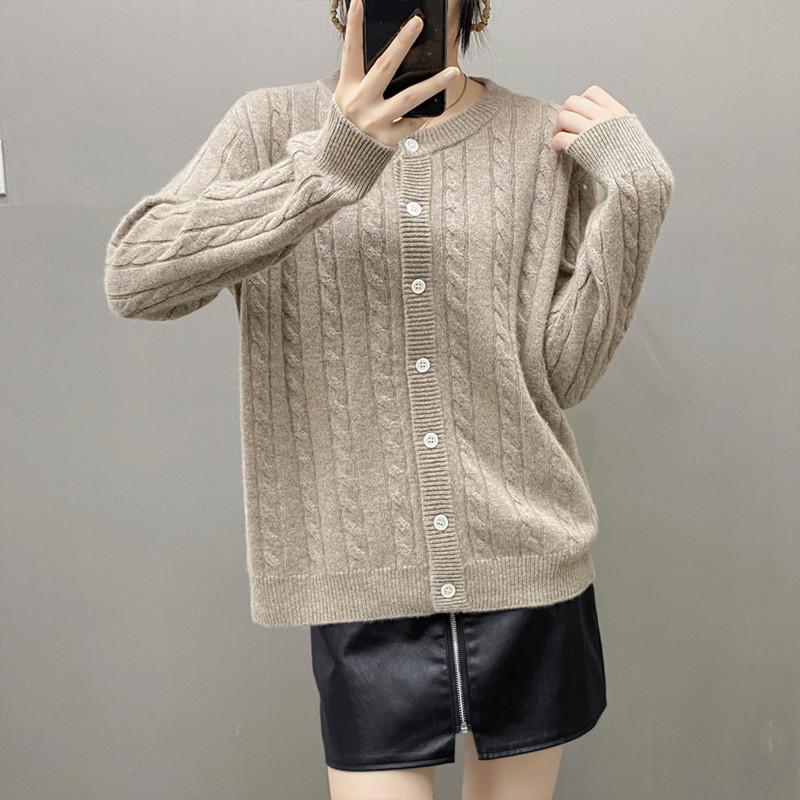 

Женский свитер Qinghe 100% чистый кашемир - Ультрамягкий роскошный зимний пуловер M