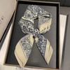 68Cm Small Square Feminine Scarf Hijab Female Headband Kerchief Vintage Neck Tie Shawl Wrap