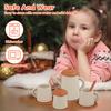 7Pcs Silicone Tea Set for Children Afternoon Tea Pretend Toy with Teapot Cups Spoon Spice Jar Cup Mat Toddlers Simulation Tea