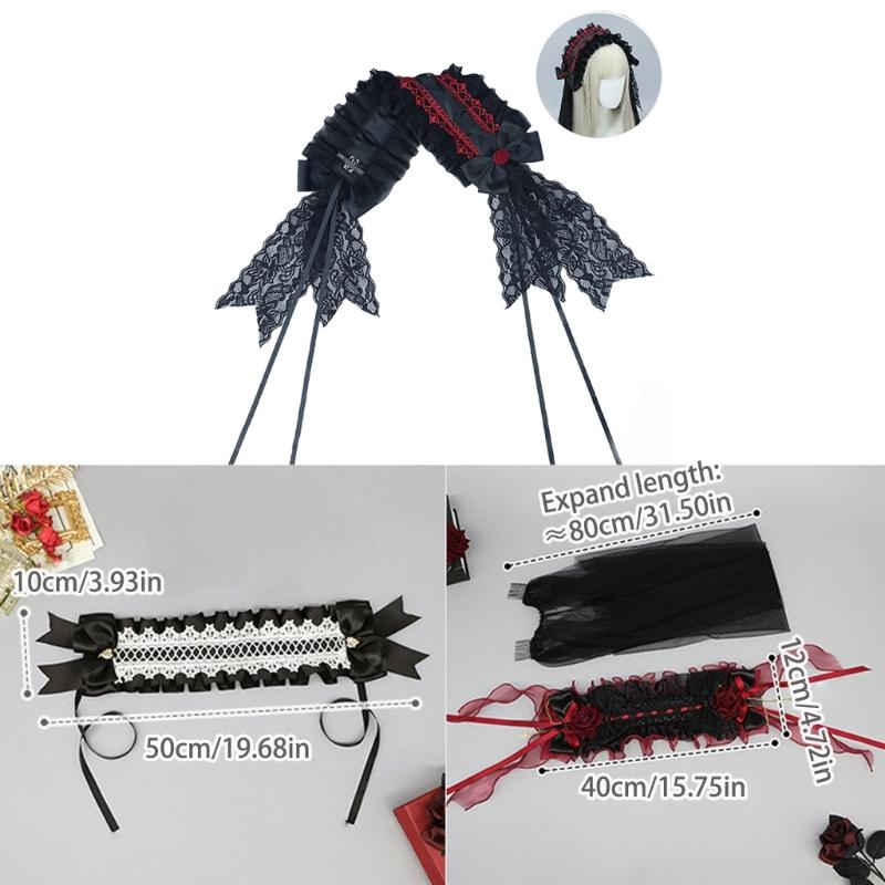 Bows Hairbands Adorkable Photo Props Halloween Anime Headbands Party Headpiece Fun Headbands for Music Festivals