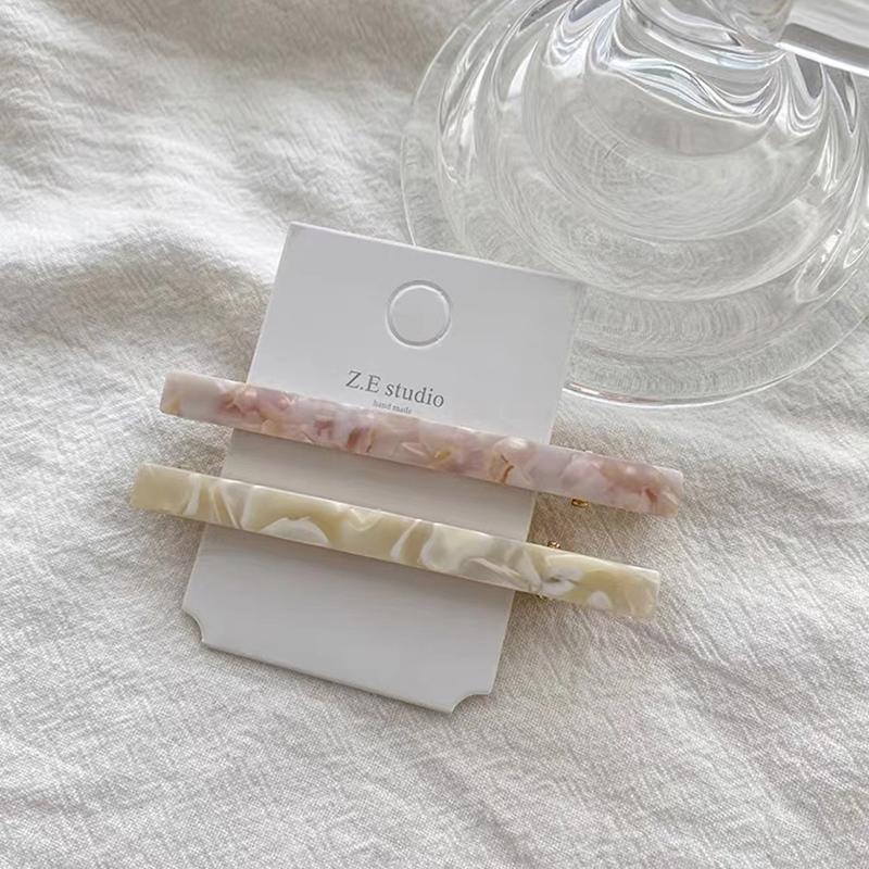 

2 шт. Новая ацетатная одинарная заколка для волос, клипса для задней части головы, японская клипса для боковой челки, аксессуары