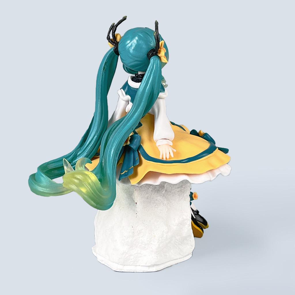 Hatsune Sitting Miku Pose Pvc Anime Model With Spring Theme Decoration Desktop
