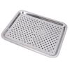Stainless Steel Small Pet Cooling Bed with Breathable Mesh Pet Cooling Mat Tray for Bunny 40x30cm