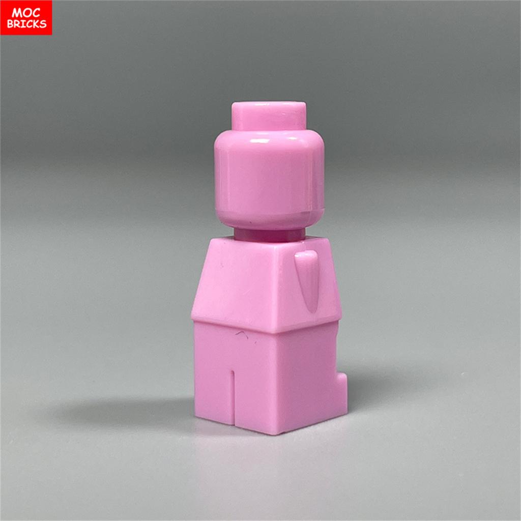 10 peças Blocos MOC Figura Corpo Estátua Micro Peça de Xadrez 85863 16478 90398 Personalizado em Branco Sem Impressão Blocos de Construção Brinquedos para Crianças