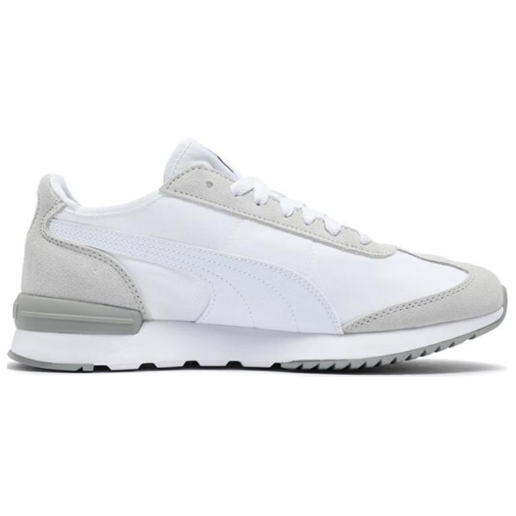New PUMA R78 WIND NYLON Wear resistant And Lightweight Low Top Casual Shoes Unisex White Gray 392901-14