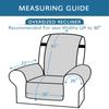 Waterproof Quilted Recliner Chair Cover Recliner Cover Recliner Slipcover Secure with Elastic Strap and Non Slip