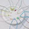 Bohemian Rice Beads Colored Beaded Ceramic Clouds Cute Fresh Necklace Neck Chain Collarbone Chain