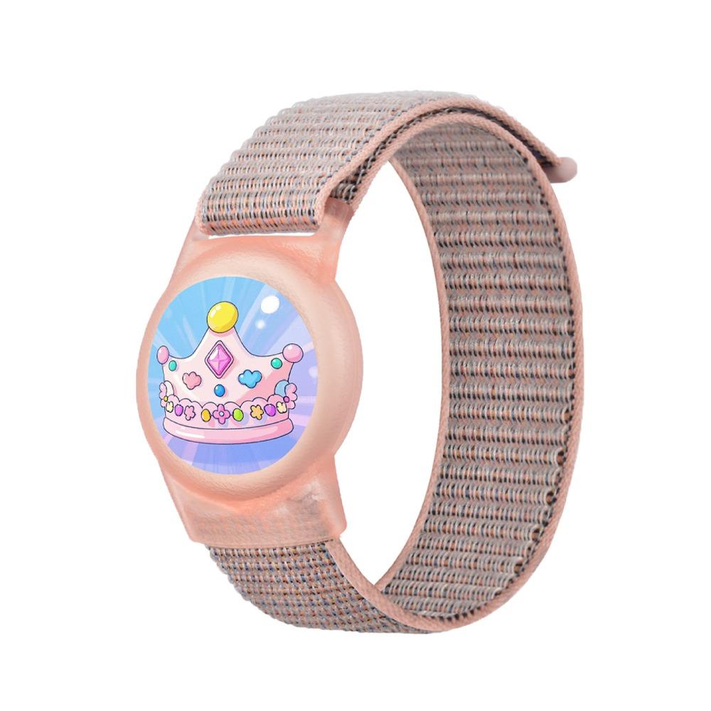 TPU Cartoon Case Nylon Strap Waterproof Child Wristband for Apple AirTag Tracker Accessories