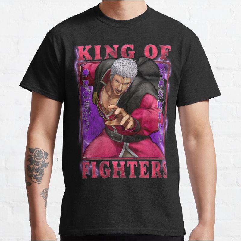 Ороти Ясиро выжженная земля KOF King of Fighters 80-е Видеоигра Ретро файтинги Видеоигры Футболка Большой размер Взрослые Топы S6XL S