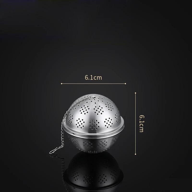 304 Roestvrij Staal Thee-ei Zeefmand Gaas Thee Filter Vergrendelbare Kruidenbol Hotpot Smaak Kruidenzak Soep Smaakdoos