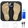 3D Microcurrent Foot Massager Mat - Portable Acupressure Stimulator for Home Travel Pain Relief