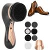 Multifunctional Electric Shoe Shine Kit Handheld Shoe Dust Cleaning Polishing Leather Shoe Care Set