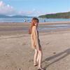 2026 Summer Korean V-neck Beach Style Student Loose Sun Protection Knit Cardigan for Women