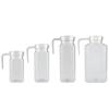 Acrylic Transparent Juice Bottle Striped Water Ice Cold Juice Jug with Lid for Bar Home Cold Water Bottle Juice Bottle Juice Jug