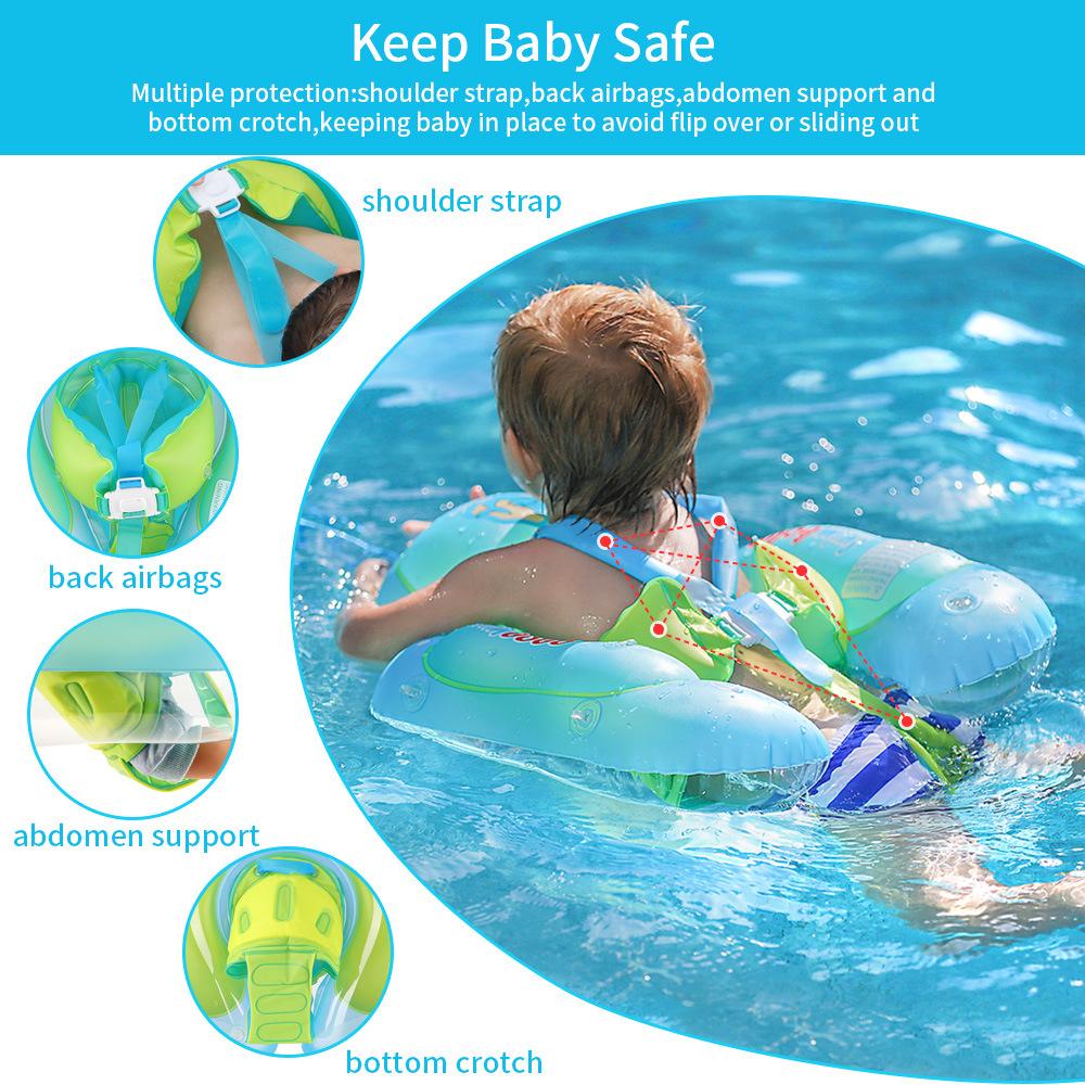 Baby Swimming Float Inflatable Infant Floating Kids Swim Ring Circle Bath Toys