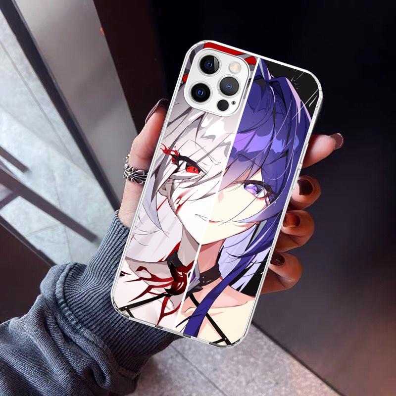 Honkai Star Rail Acheron Phone Case For iPhone 17 Air 11 13 Mini 14 15 Plus 16 12 Pro Max 16E SE 7 8 Pattern Soft TPU Back Cover