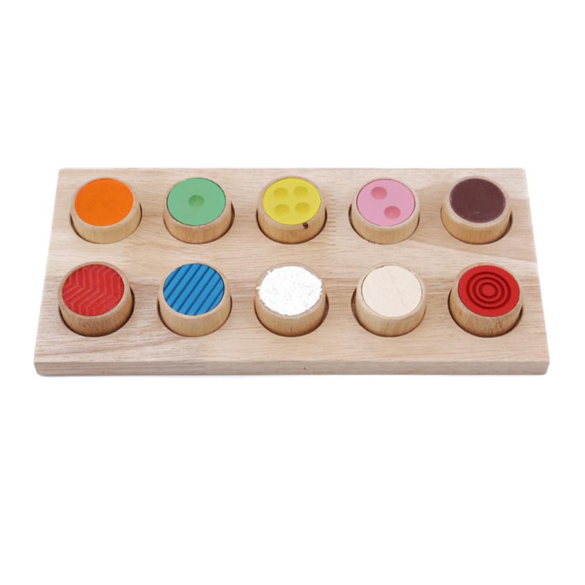 Buy Wooden Multicolor Memory Touch Children Puzzle Toys Baby Color ...