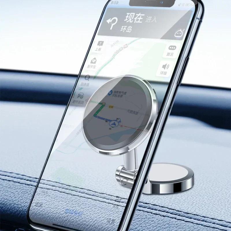 Car Magnet Phone Mount, Strongest Magnetic Car Mount,360° Rotatable Dash Cell Phone Holder, Car Hands Free Fits for All Phones