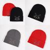 Korean Style Knit Hat With Bunny Embellishments For Autumn Winter Warmth