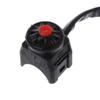 Universeller Motorrad-Kill-Schalter Roter Druckknopf Hupe Starter Dirtbike UTV Dual Sport Für 22mm Lenker Montierbare Stangen