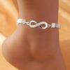 20 Stück/Set Böhmische gedrehte Schlangenketten-Fußkettchen für Damen Sommer Strand Vintage Einfaches Fuß-Knöchelarmband am Bein Schmuck Geschenke