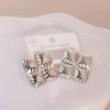 European American Trendy Cross-Border Punk Cold Wind Stainless Steel Earrings Geometric Irregular Drop Fashion Jewelry