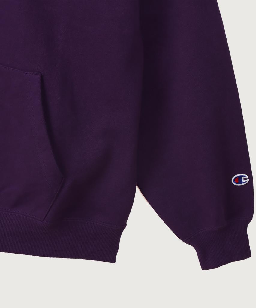 Big C Logo Oversized Hoodie Dark Purple