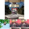 Car Decor Acrylic Halloween It Clown Pendant With Cartoon Design For Vehicle Interior Accessories