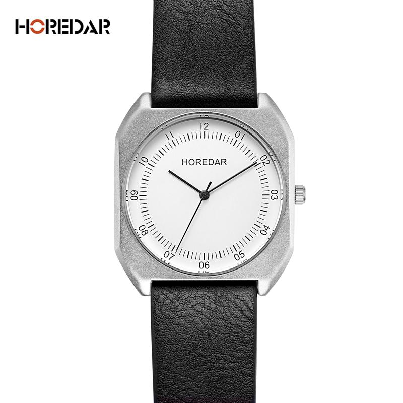 

Модные женские часы Кожаные наручные женские часы чёрный/серебряный