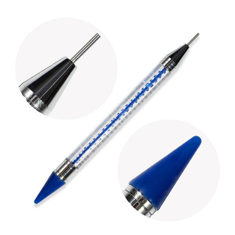 

Double-Headed Rhinestone Picker Wax Pen Set for Nail Art