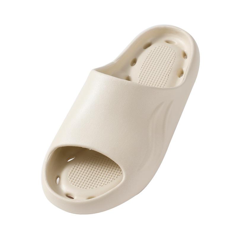 EVA Anti Slip Sole Leaking Slippers for Men's Indoor Home Soft Sole, Hollowed Out Quick Drying Hotel Bathroom Slippers