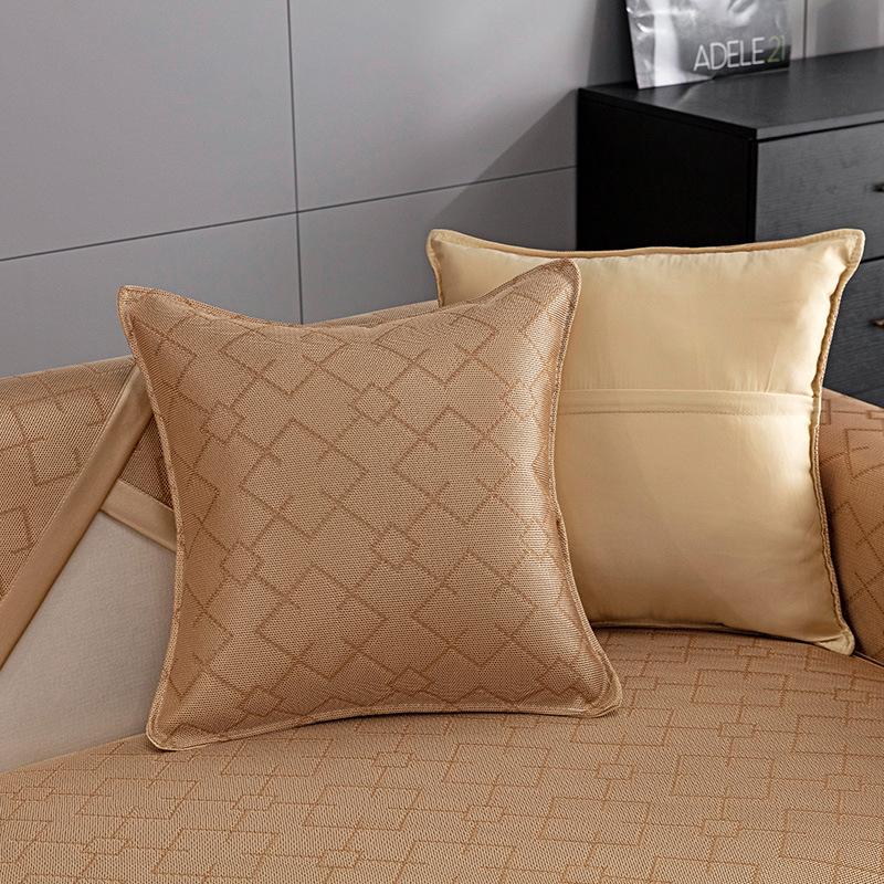 Sofa Cushion Summer Mat Cushion  New Simple Light Luxury Cool Seat Cushion Sheet Combination Sofa Cover Cloth Towel