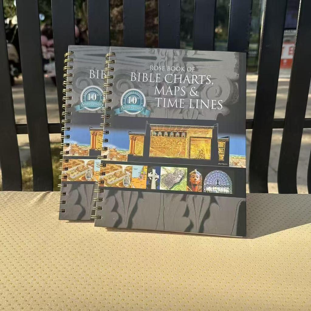 10. Jubiläum Spiralgebundenes Bibelkarten & Zeitstrahl Handbuch
