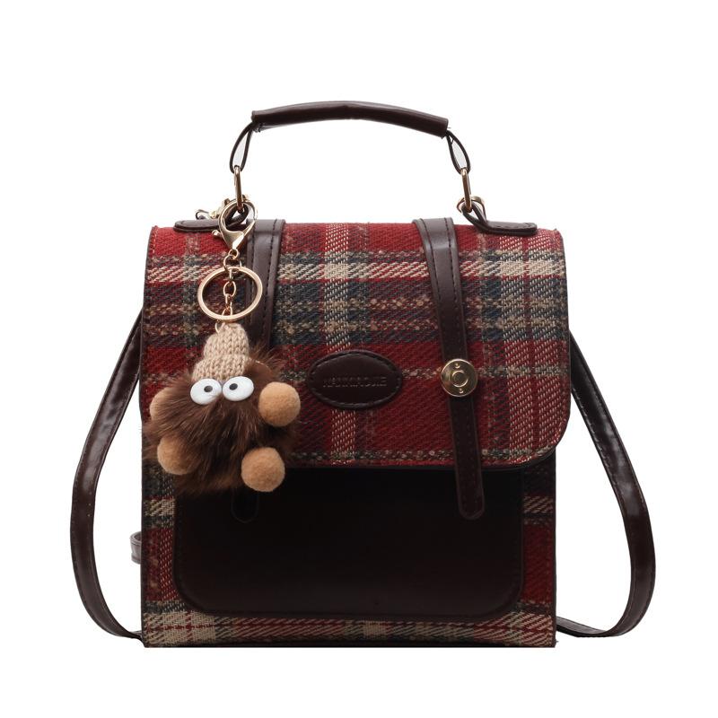 British Style Casual Backpack for Women New Fashion Handbag for Students Versatile Travel Travel Backpack