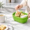 Hardness Bread Fruit Vegetables Basket Household Rattan Basket  Restaurant Serving Tabletop Display