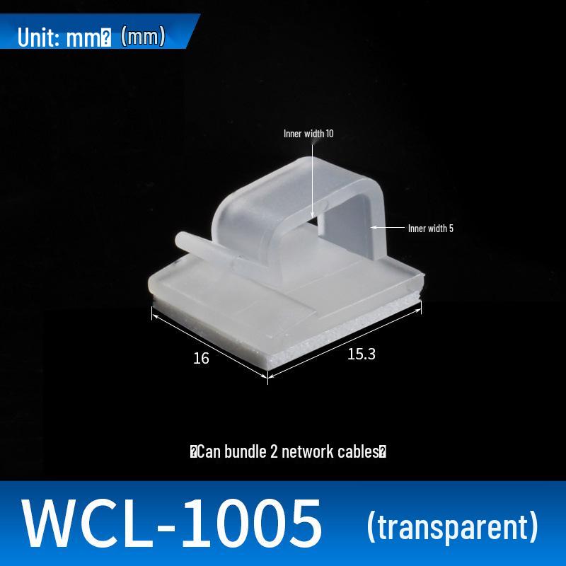 Adhesive Cable Wire Organizer Clip and Fixing Base