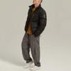 SALOMON Contour Sportstyle Series Down Comfortable Stand Collar Warm Solid Color Down Jacket Men Jackets Black C25808