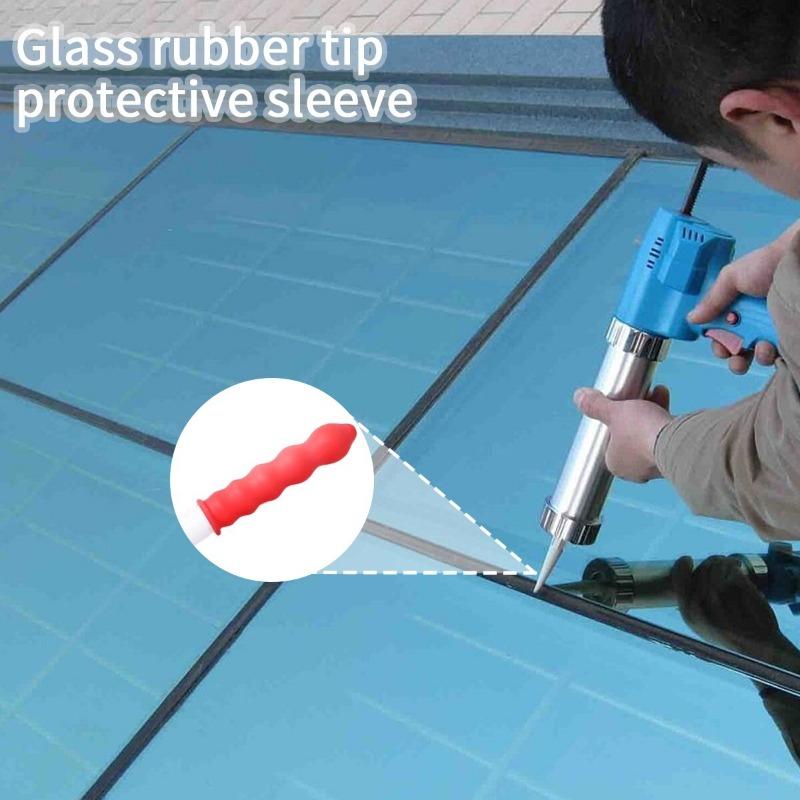 Red Caulk Cap Caulk Saving Sealer Saver for Open Caulking Tube Sealing Preserving Durable Easy To Use DIY Home Repair Tool