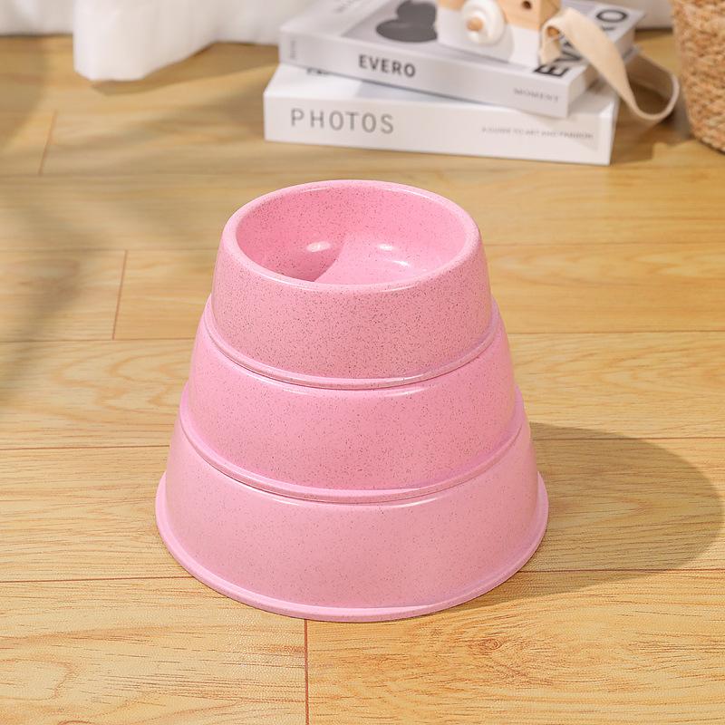 Thickened, Round-mouthed, Wheat Straw, Single Bowl for Cats, Anti-slip and Durable, Dog Food Bowl