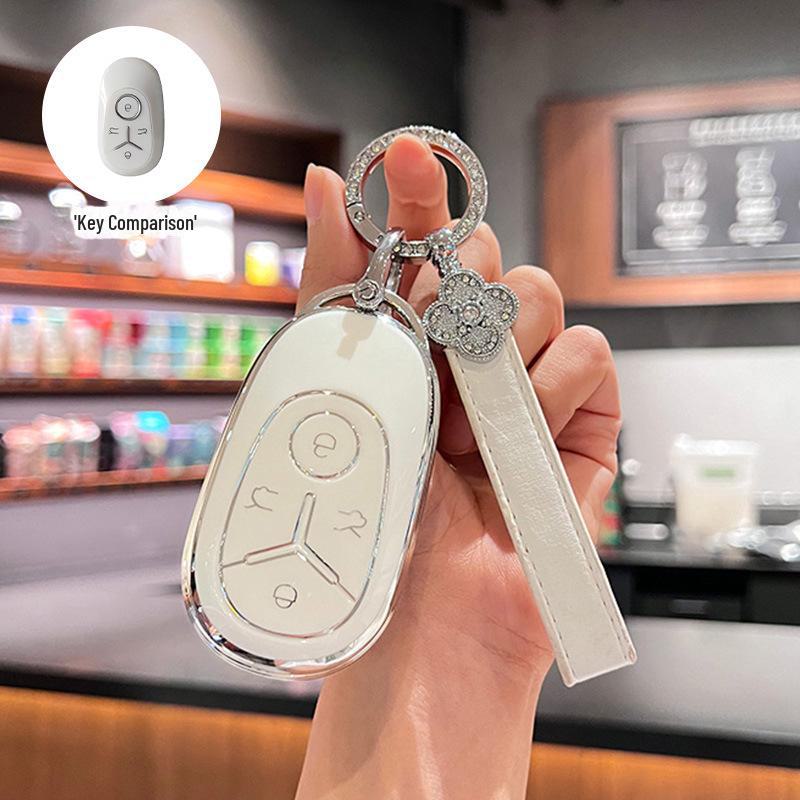 Geely Star Wish 2024 Key Cover - Cute Geometric Design for Women