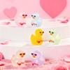 10 / 20PCS Glow In Dark Resin Duck Figurines Including Heart Sunglasses Valentine Present I Love You Decor Ideal For Fairy Garden