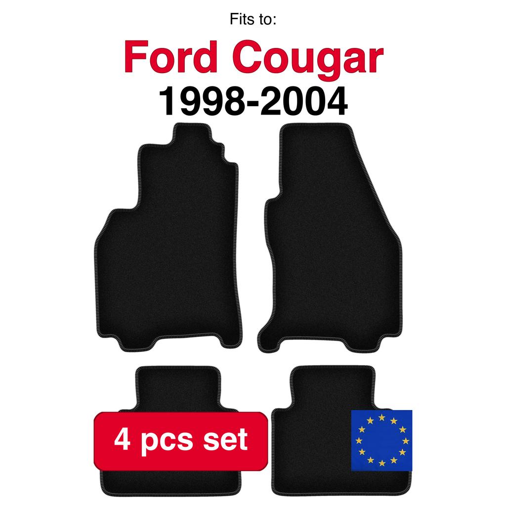 Velour Car Mats Basic For Ford Cougar Coupe (1998-2004)