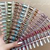 30Pcs Medium Short Press On Nails Cat's Eye False Nails Popular Fake Nails  for Daily Wear