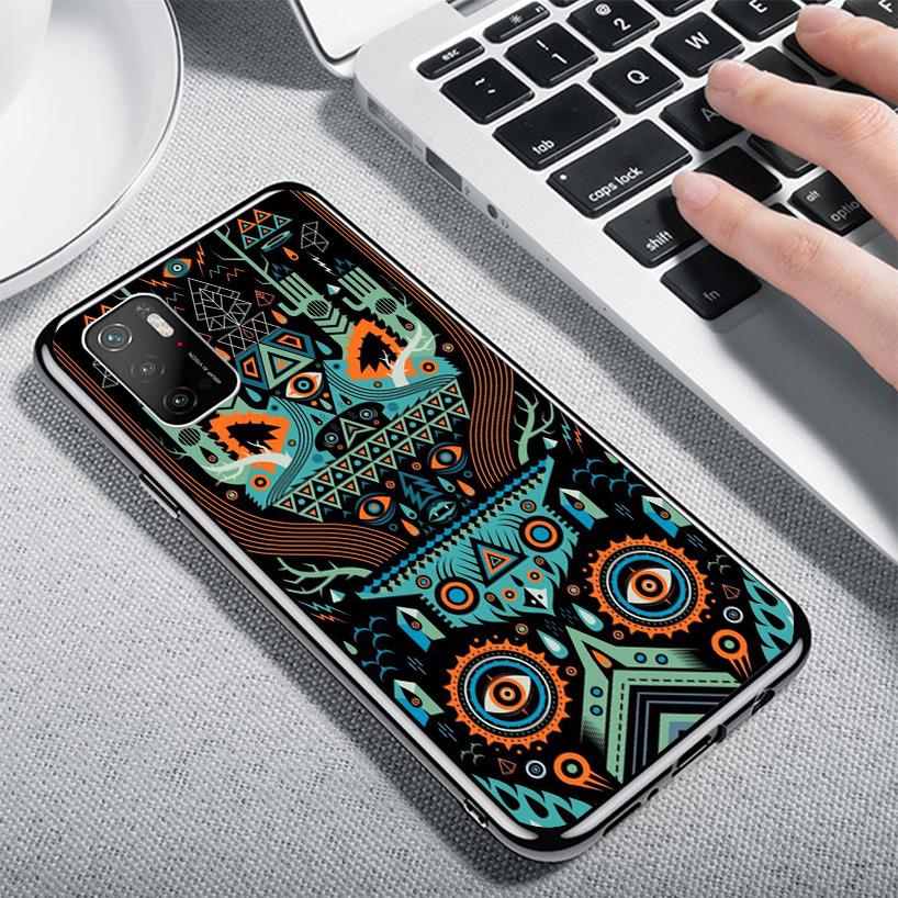 Mayan Stone Totem Pole Phone Case For Xiaomi Poco X7 X6 X5 Pro F7 Ultra Redmi 15C 15 13 13C 12 12C 10 10A 10C 9 9A 9C 9T Cover P