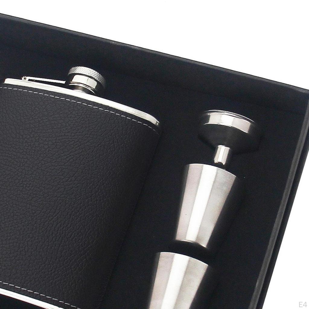 Bottle, Gift Set, Easy Clean Vodka Lightweight Wine Pocket Flasks for Fishing,