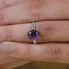 Amethyst gemstone Handmade Designer Ring, Statement Ring, Fashion Jewelry, Partywear Ring, 925 Sterling Silver