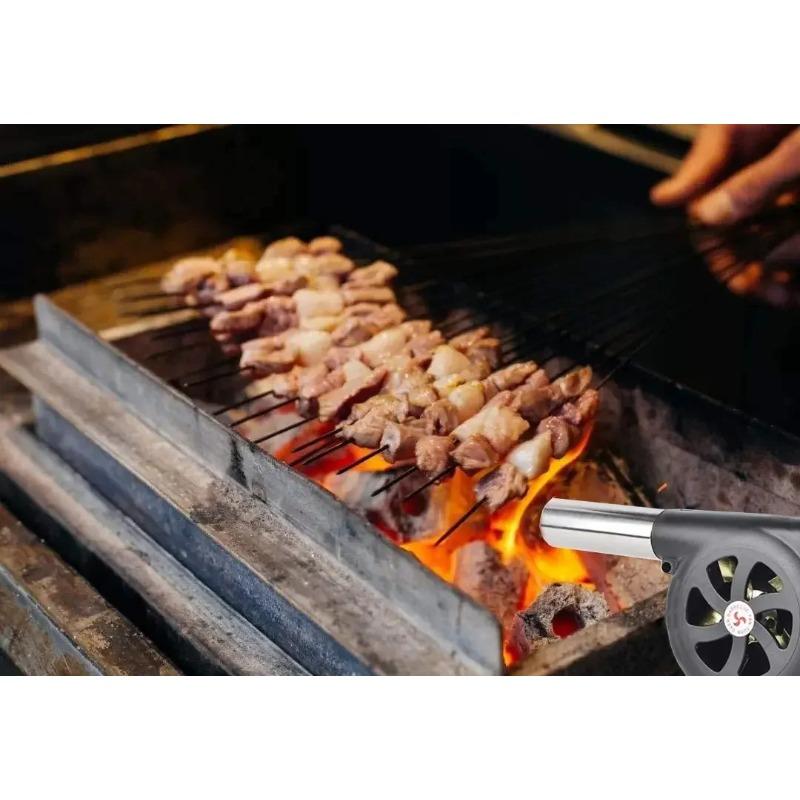 1pcs Outdoor Manual Blower, Household Camping Barbecue Ignition Tool, Small High Wind Picnic Hair Dryer